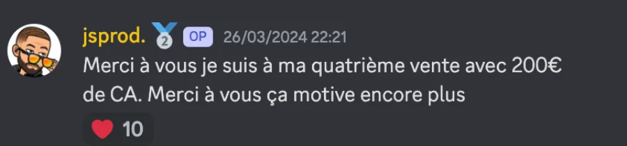 Capture partagée par un élève dans la communauté